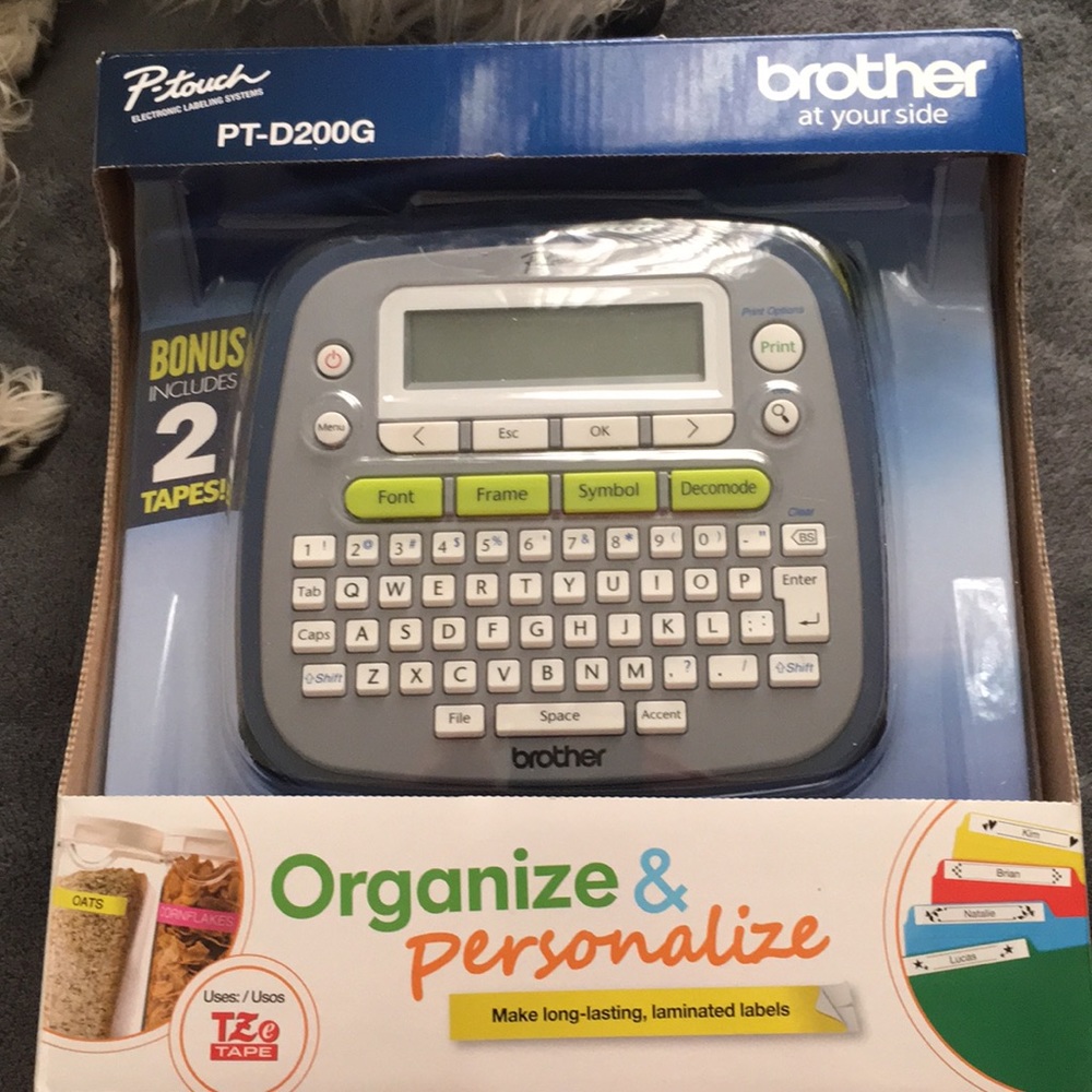 P-touch label maker